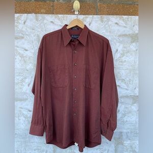 BURBERRYS OF LONDON VINTAGE FRONT BUTTON SHIRT SIZE LARGE